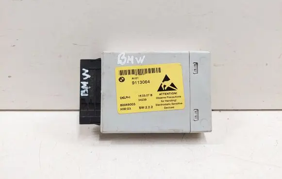 BMW 5 E60 E61 Center console control module 9113064 80049003