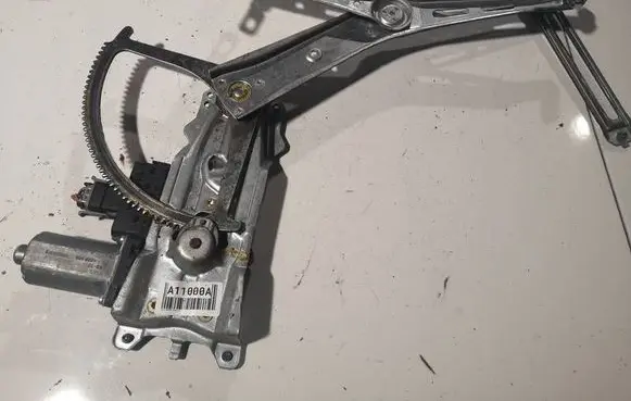 Sliding door window regulator with motor