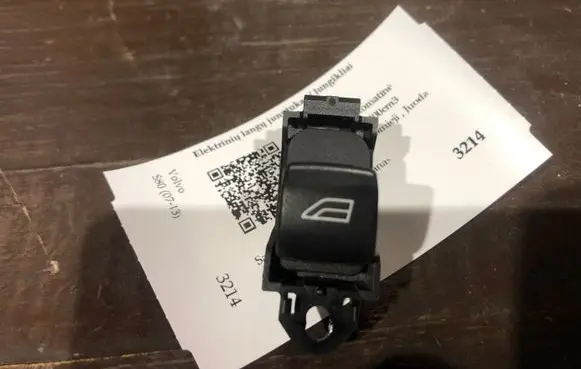 Volvo S80 Electric window control switch 30710892
