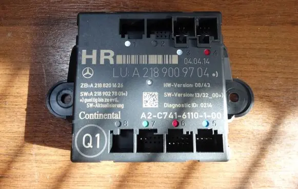 Mercedes-Benz E W212 Door control unit/module A2189009704