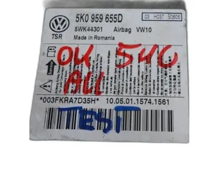 Volkswagen Golf VI Airbag control unit/module 5K0959655D