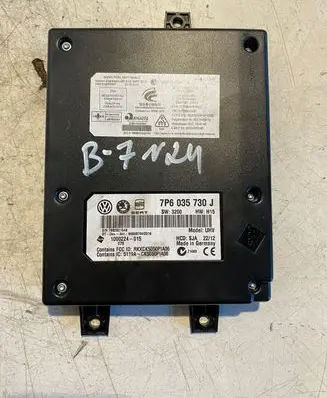 Volkswagen PASSAT B7 Bluetooth control unit module 7P6035730J 1000224015