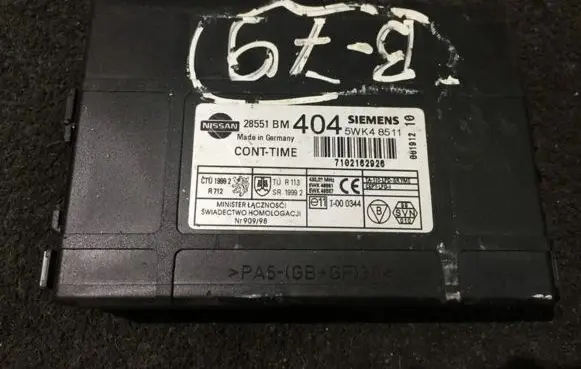 Nissan Almera Comfort/convenience module 28551bm404 5wk48511