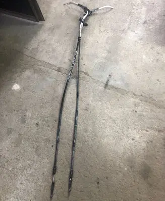 Volkswagen Touran II Handbrake/parking brake wiring cable 1j0711487