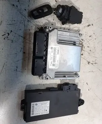 BMW 5 E60 E61 Engine ECU kit and lock set 7811700 0281015043 030276542