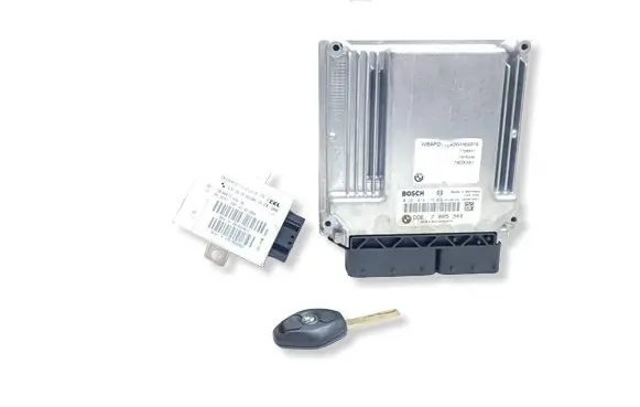 BMW X3 E83 Engine ECU kit and lock set 7805349 0281014176 9145349