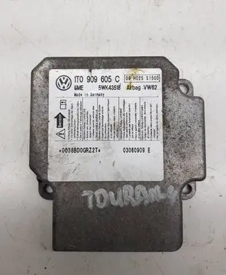 Volkswagen Touran I Airbag control unit/module 1T0909605C 09H025S1500 5WK43518