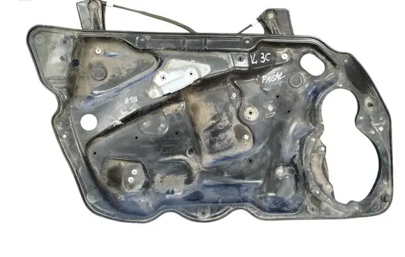 Volkswagen PASSAT B6 Front window lifting mechanism without motor 3C1837755G