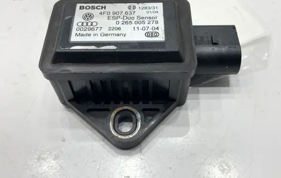 Audi A6 S6 C6 4F ESP acceleration yaw rate sensor 4F0907637