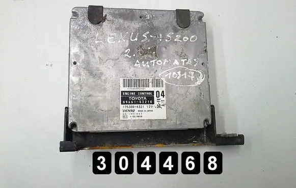 Lexus IS 200-300 Engine control unit/module 89661-53210
