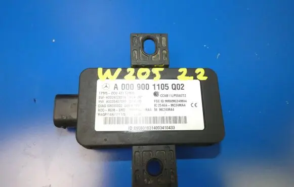 Mercedes-Benz C W205 Tire pressure control unit A0035407345 A0009028319 A0009001105