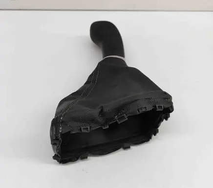 Gear lever shifter trim leather/knob
