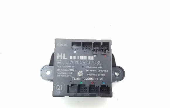 Mercedes-Benz C W204 Door control unit/module A2048207585