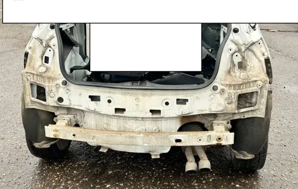 Citroen DS3 Trunk separation 7243EQ 7243ES