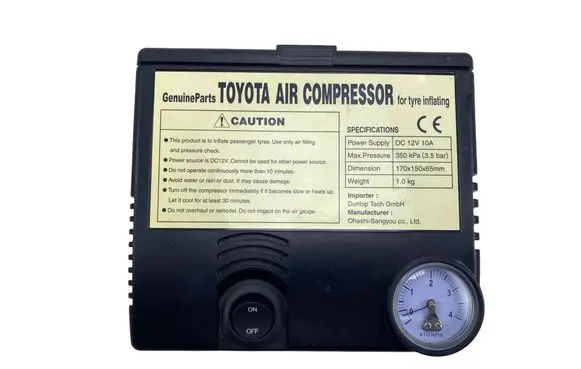 Toyota Auris E180 Tire air pump compressor 