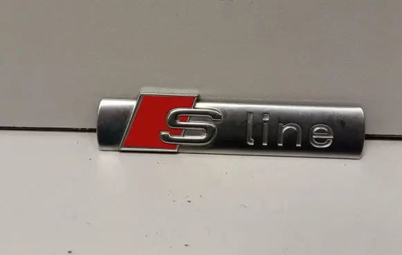 Audi A6 C7 Fender model badge letters 