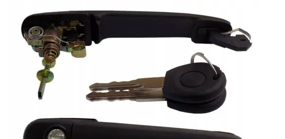 Volkswagen Caddy Front door exterior handle 6N0837207C