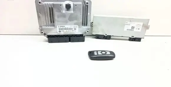 BMW 5 F10 F11 Engine ECU kit and lock set 8517862 0281018502 9282119
