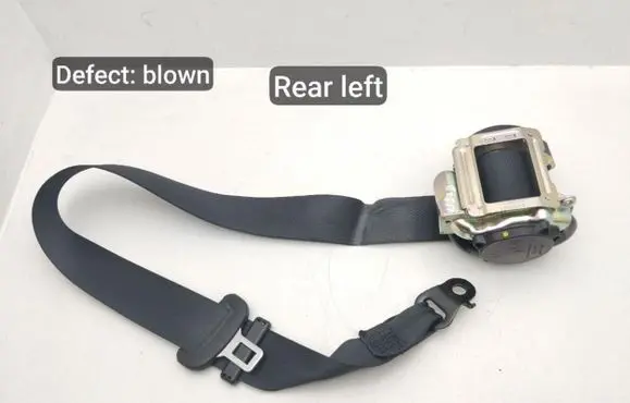 Porsche Taycan 9J1 Rear seatbelt 9J1857805F