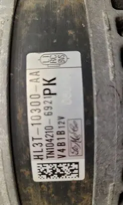 Ford F150 Generator/alternator HL3T10300AA