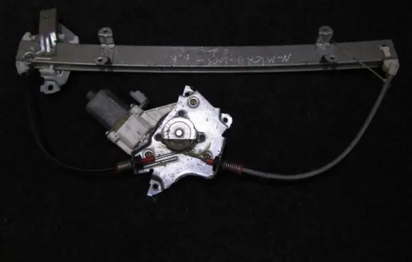 Nissan Micra Sliding door window regulator with motor