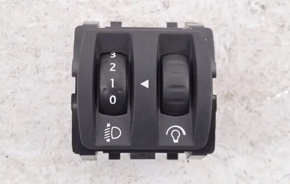 Renault Captur Headlight level height control switch 251900567R