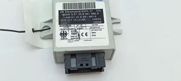 BMW Z4 E85 E86 Immobilizer control unit/module 6941986 613569419859 60837715