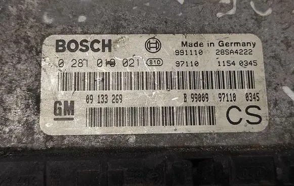 Opel Zafira A Engine control unit/module 0281010021