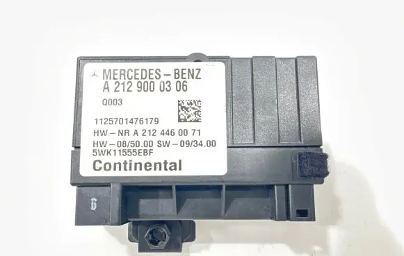 Mercedes-Benz S W221 Fuel injection pump control unit/module A2129000306 5WK11555EBF 1125701476179