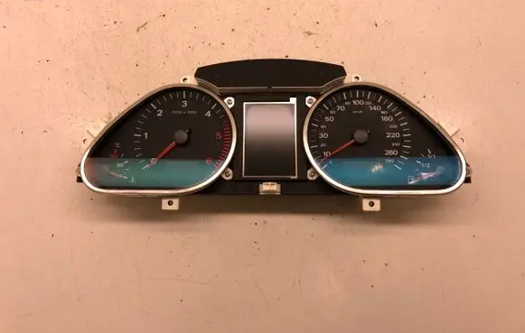 Audi A6 S6 C6 4F Speedometer (instrument cluster) 4F0920933J 4F0910930C