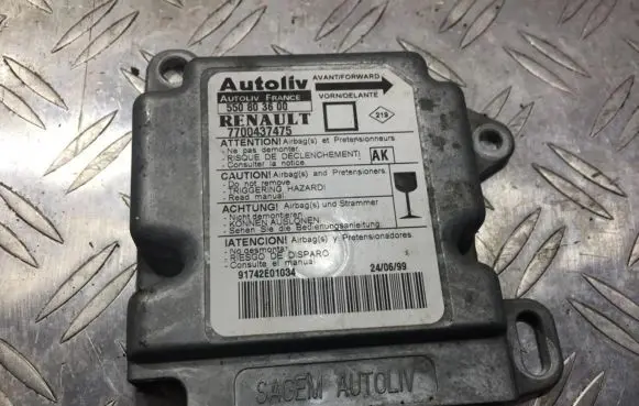 Renault Megane I Airbag control unit/module 550803600 7700437475