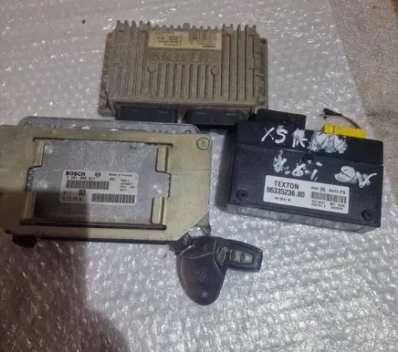 Citroen Xsara Engine ECU kit and lock set 0261206214 9632693880 9633523680