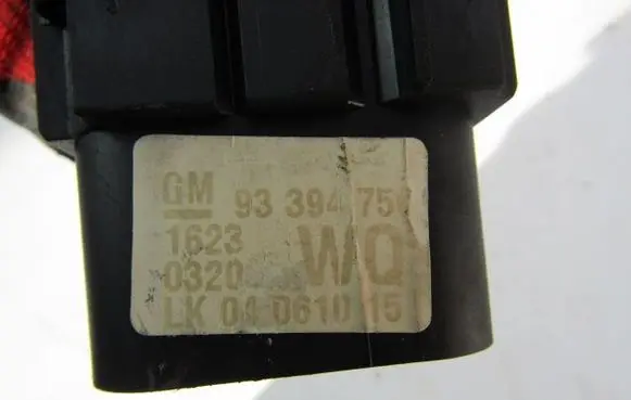 Opel Meriva A Light switch 93394758