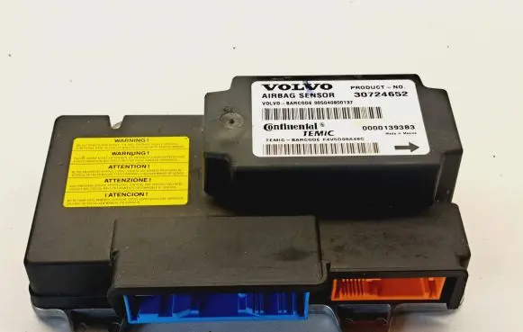 Volvo V50 Airbag control unit/module 30724652 00001393B3 005040800137