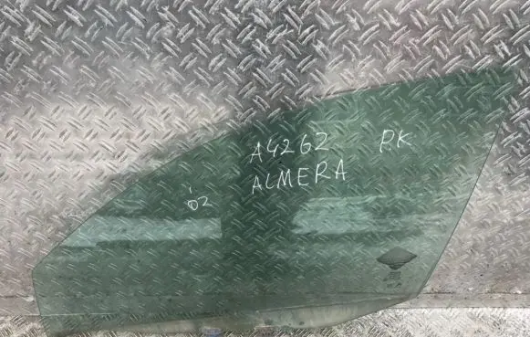 Nissan Almera N16 Front door window glass four-door