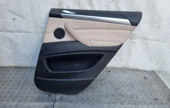 Rear door card panel trim