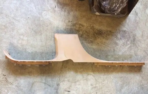 Porsche Cayenne (9PA) Front sill trim cover 7L0853369D