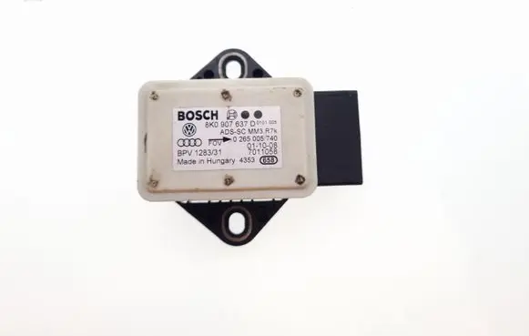 Audi A4 S4 B8 8K ESP acceleration yaw rate sensor 8K0907637D 0265005740