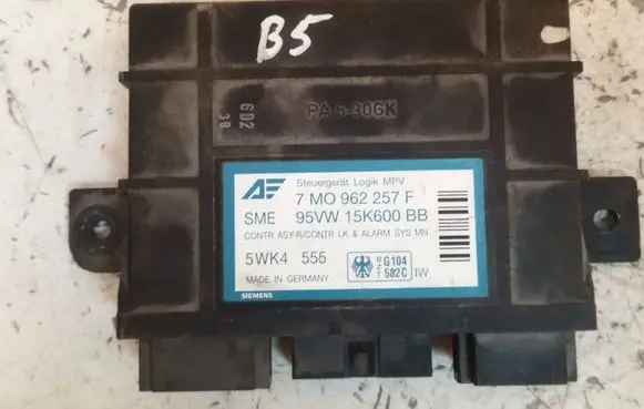 Ford Galaxy Comfort/convenience module 7M0962257F 5WK4555