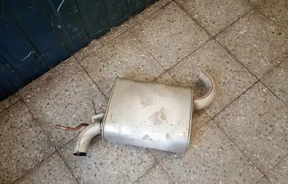 Audi A4 S4 B5 8D Middle muffler/silencer 0311976