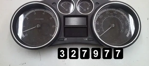 Peugeot 308 Speedometer (instrument cluster) 9666642280