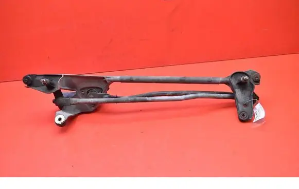 Front wiper linkage and motor