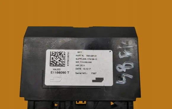 BMW 3 F30 F35 F31 Other control units/modules 7951287