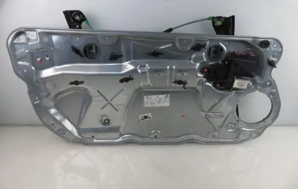 Volkswagen Polo IV 9N3 Front door window regulator with motor 6Q2959802A