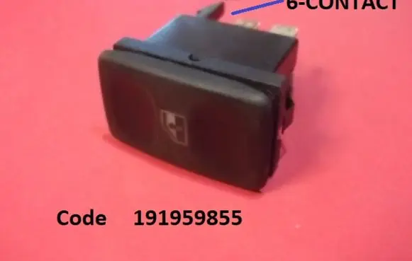 Volkswagen Caddy Electric window control switch 191959855