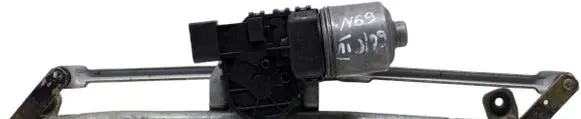 Front wiper linkage and motor