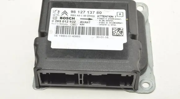 Peugeot 2008 I Airbag control unit/module 9812713780