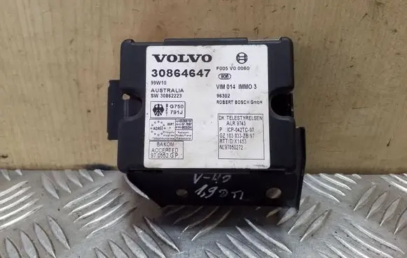 Volvo S40, V40 Immobilizer control unit/module 30864647 SW30862223