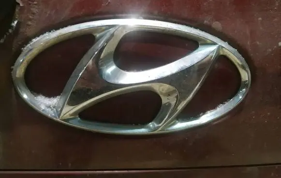 Hyundai Santa Fe Manufacturer badge logo/emblem 