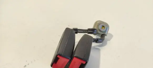 Middle seatbelt buckle (rear)